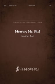 Measure Me, Sky! TTBB choral sheet music cover Thumbnail